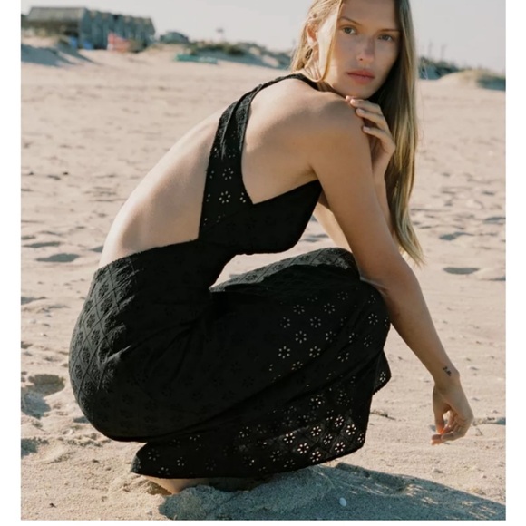 Zara Limited edition openwork backless maxi Dress